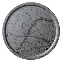 みやび街道　洋食器大皿 Ｓｔｅｌｌａ（ステラ）　　黒とばし２５cmリムステッププレート  [ 2個入 ]　mkd-69825574　[ 2個入 ]（直送品）