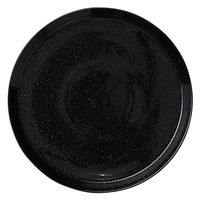 みやび街道　洋食器中皿 プラット　２２cm皿　黒御影  [ 4個入 ]　mkd-70318573　[ 4個入 ]（直送品）