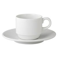 みやび街道　碗皿 ブランカ　スタックコーヒー碗皿  [ 4個入 ]　mkd-74639483　[ 4個入 ]（直送品）