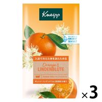 【リニューアル品】 入浴剤 クナイプ バスソルト オレンジ・リンデンバウムの香り 分包 個包装 50g 1セット（3包） クナイプジャパン