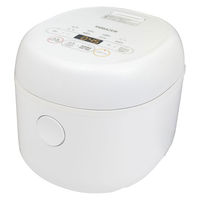 YAMAZEN マイコンジャー 炊飯器 3合炊き 温度調理機能 白米3種炊き分け機能 ホワイト YJR-DM051（W） 1台（わけあり品）