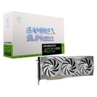 MSI GeForce RTX 4070 SUPER搭載グラフィックカード 4070SUPER 12G GAMINGX SLIM WHITE 1個（直送品）