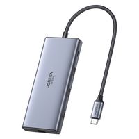 ドッキングステーション 10-in-1 HDMI×2 LAN Type-C（100W） USB-A カードスロット USBハブ