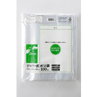 システムポリマー システムポリマー/4L/ジッパー式ポリ袋 縦480*横340mm 100枚 4L 1袋