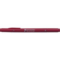 トンボ鉛筆 水性サインペンプレイカラー2 紅色 WS-TP24 1個