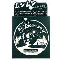 ペリカン石鹸 アウトドアソープ バリアハーブの香り 80g PODSOAP 6セット（直送品）