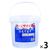 iiもの本舗 超大判クールタオルラージサイズ冷えてますバケツタイプ本体60枚 3個 汗拭きシート