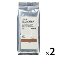 【コーヒー粉】無印良品 オリジナルブレンド コーヒー ミディアムテイスト 粉 200g 1セット（2袋） 良品計画