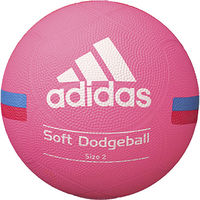 adidas(アディダス) ソフトドッジボール 2号球 ピンク AD212P 1球（直送品）