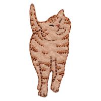 清原 気ままなポーズの猫ワッペン WNK