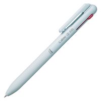 ぺんてる カルム 3色ボールペン 0.35mm ライトブルー軸 BXAC33S2 1セット（3本）