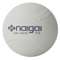 NAIGAI(ナイガイ) ソフトボール 検定球 1号 コルク芯 S1C 1セット（6球）（直送品）