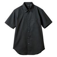 住商モンブラン シャツ ワイシャツ 兼用 半袖 黒 SS008-93-LL 1枚