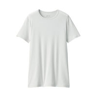 【メンズ】無印良品 紳士 さらっと綿 クルーネック半袖Tシャツ 紳士M ライトグレー 良品計画