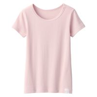 良品計画 無印良品 キッズ さらっと綿クルーネックTシャツ