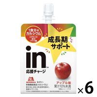 inゼリー成長期サポート ＜アップル＞ 6個 森永製菓