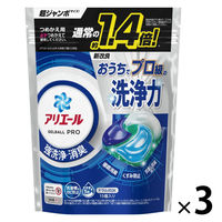 アリエール ジェルボール PRO 詰め替え 超ジャンボ 1セット（15粒入×3個） 洗濯洗剤 P＆G