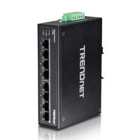 TRENDnet 産業用スイッチングハブ 8ポート TI-G80 1台（直送品）