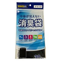 【並行輸入品】ショーエイコーポレーション 中身が見えない消臭袋 黒色 1セット（30枚入×10袋）