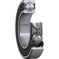 SKF 単列深溝玉軸受 軸受両端接触シール C3すきま(すきま大) 内径15mmX外径35mmX幅11mm 6202-2RSH/C3 1個（直送品）