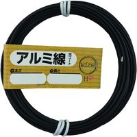 ダイドーハント アルミ線黒コート♯14(約2.0mm)×10m 10155950 1巻(10m) 542-8318（直送品）