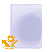 ザップ UVカット硬質カードケース W70×H100mm B8サイズ 2115 1セット(100枚入)（直送品）