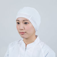 日本フィットフード 衛生用帽子 フィットインナー FHI-800 ホワイト L 00462142 1ケース(50個(1個×50))（直送品）