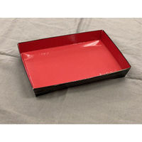 中央化学 寿司容器 SKS 17-12 赤-黒金 身 00751389 1ケース(400個(50個×8))（直送品）