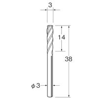 日本精密機械工作 超硬カッタースパイラル K7211 1本（直送品）