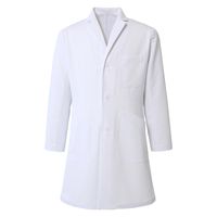 アプロンアパレル メンズ診察衣(ホワイト)Sサイズ 256-60AP-S 1枚（直送品）