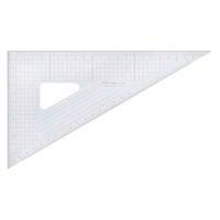 TTC ステンエッジスケール 三角定規 直角三角形 24cm 24T-60 1個（直送品）