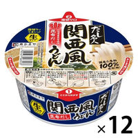 寿がきや食品 寿がきや カップだし名人 昆布だし関西風うどん（生タイプ麺） 1セット（12個）