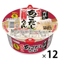 寿がきや食品 寿がきや カップだし名人 博多風あごだしうどん（生タイプ麺） 1セット（12個）