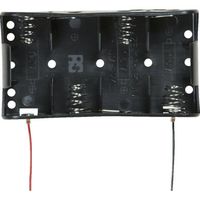 タカチ電機工業 タカチ リード線付電池ホルダー 単2×4 SN2-4 1個 148-2035（直送品）