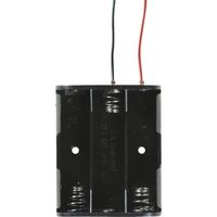 タカチ電機工業 タカチ リード線付電池ホルダー 単3×3 SN3-3 1個 148-2028（直送品）