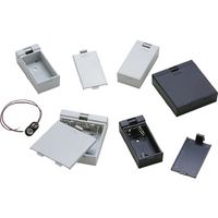 タカチ電機工業 タカチ 外付け電池ボックス(ライトグレー)006P×1 MD-006PG 1個 148-2027（直送品）