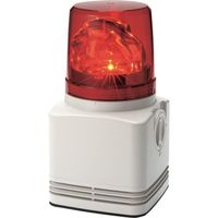 パトライト 電子音内蔵LED回転灯 色:赤 RFT-220A-R 1台 856-8341（直送品）