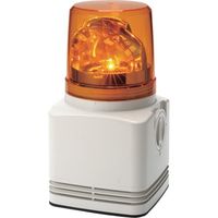 パトライト 電子音内蔵LED回転灯 色:黄 RFT-220A-Y 1台 856-8340（直送品）
