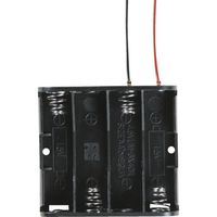 タカチ電機工業 タカチ リード線付電池ホルダー 単3×4 SN3-4 1個 148-2039（直送品）