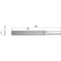 ミニター ミニモ 精密ヤスリ 粗目 平 (5本入) SA4022 1袋(5本) 852-8710（直送品）