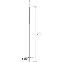 ミニター ミニモ 電着ダイヤモンドワイヤ#180 φ1 FD3512 1本 853-0471（直送品）