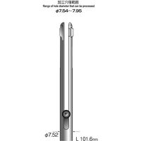 ミニター ミニモ スリットホールバー 両刃 軸径7.52mm KA4224 1本 837-3784（直送品）