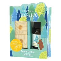 北欧式森林浴 TREE HUG ツリーハグ ひのきキューブ&アロマオイルセット 森林の香り ひのき精油配合 1個 チャーリー