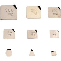 新光電子 ViBRA F1PSBー1M:板状分銅 基準分銅型(非磁性ステンレス) 1MG F1級 F1PSB-1M 1個 152-5110（直送品）