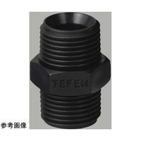 アズワン TEFEN PP ネジ継手 ニップル R1/8 67-3082-81 1個（直送品）