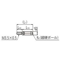 ミツトヨ シリンダゲージ 部品 21DZA376H/22/CGF35/アンビル 1セット(50PC)（直送品）