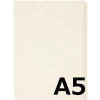 アスクル カラーペーパー A5 アイボリー 1冊（500枚入） オリジナル（わけあり品）