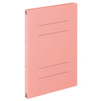 アスクル　フラットファイル　A4タテ　PP製　背幅18mm　5冊　ピンク オリジナル（わけあり品）