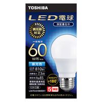 LED電球 東芝 E26 60W 昼光色 Ra85 6500K 調光器対応 LDA7D-G/DSK60V1 1個