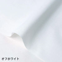 NBK エイティスクエア 無地 生地 綿100% シャーティング オフホワイト 白系 巾約110cm×7m切売カット KD4630-101-（直送品）